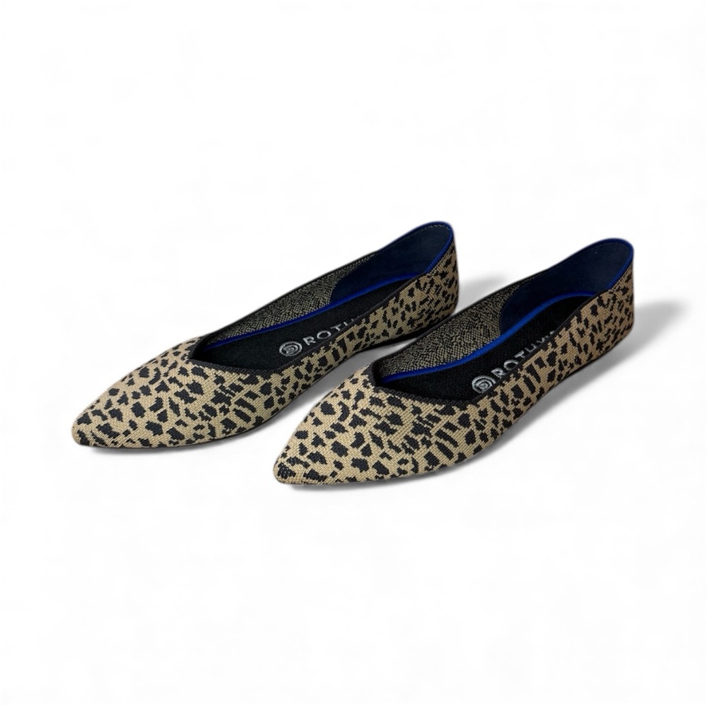 FAKE Rothy's Leopard Print Flats - Picture 2 of 8